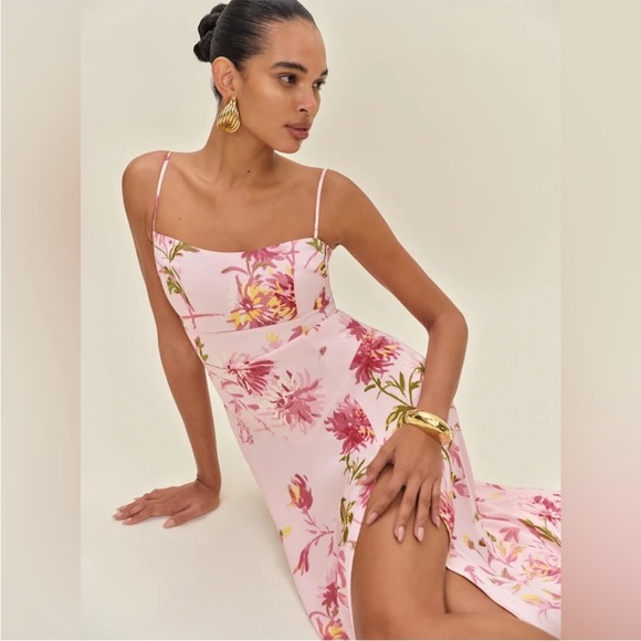 Reformation Bea Dress Chrysanthemum - Picture 4 of 6